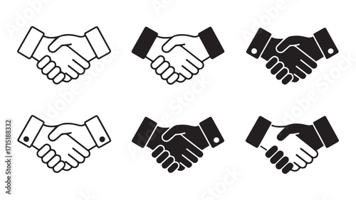 Two hands shaking in agreement and partnership