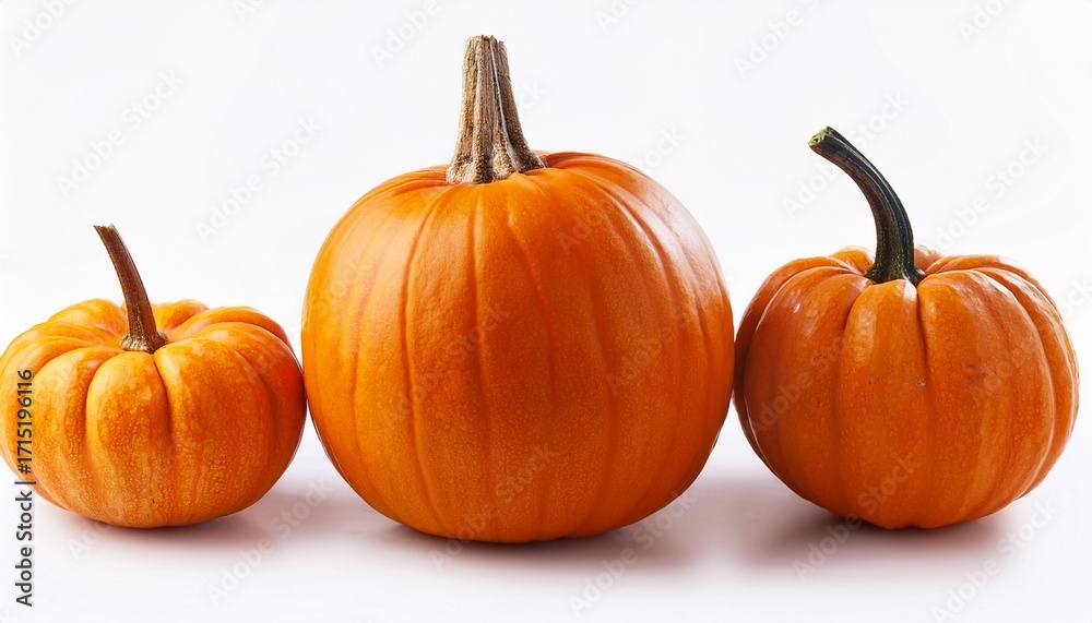 Pumpkin Isolated On White Pumpkin Isolated On White