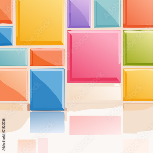 Hintergrund bunte Wand