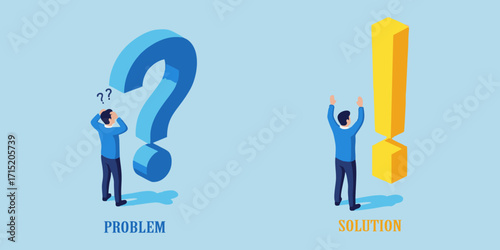 Unlock business success conquering challenges and finding innovative solutions, brainstorm ideas, solving problems, modern design, and strategic thinking