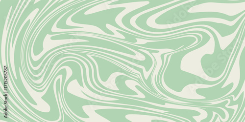 Green marble acrylic seamless pattern, wave texture, watercolor marble background.
