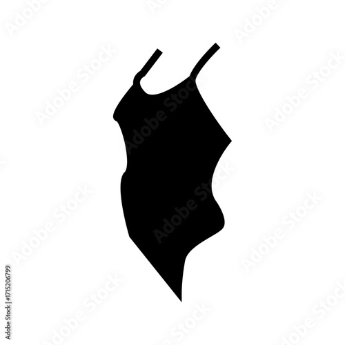 silhouette of a woman in bikini