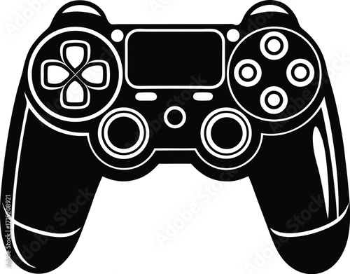 game controller vector illustration on white backg_processed.eps
