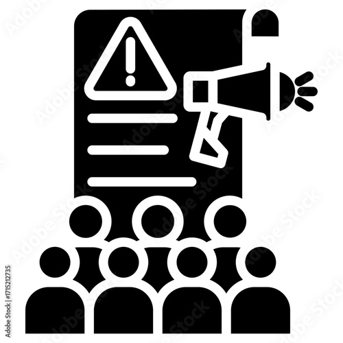 Crisis Scenario glyph icon