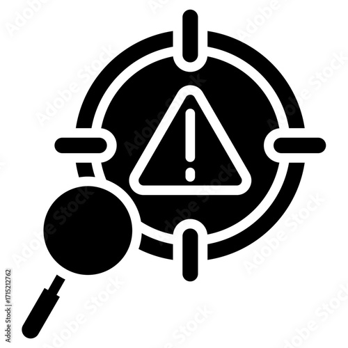 Key Risk glyph icon
