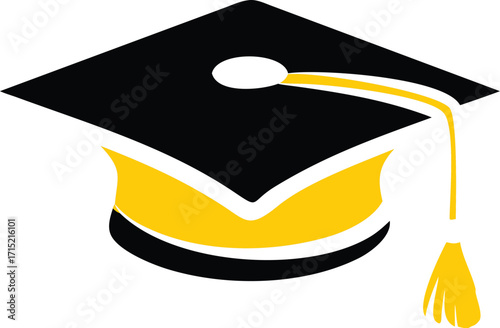 graduation cap flat vector on white background (1)_processed.eps