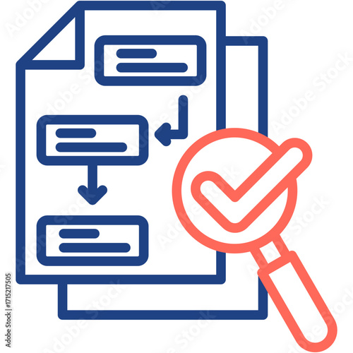 Internal Control line color icon