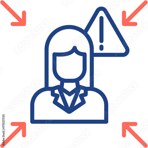 Human Error line color icon