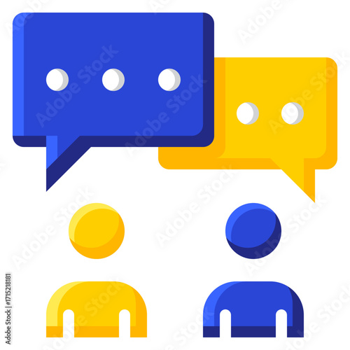 Communication Flat Icon