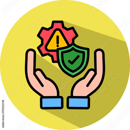 Risk Management Isometric icon