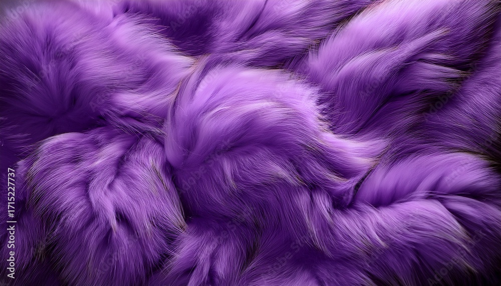 Fototapeta premium Soft Purple Faux Fur With Luxurious Texture And Depth