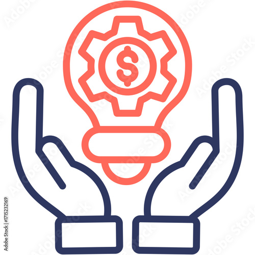 Business Innovation line color icon