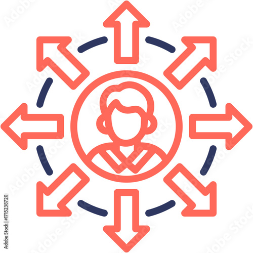 Influence line color icon