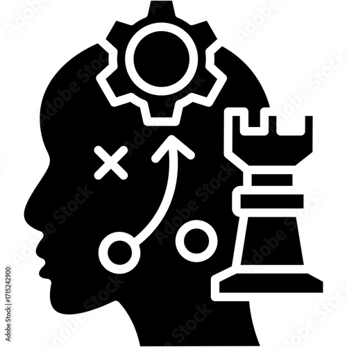 Strategic Thinking glyph icon