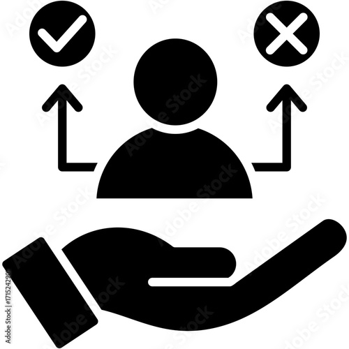 Decision Making glyph icon