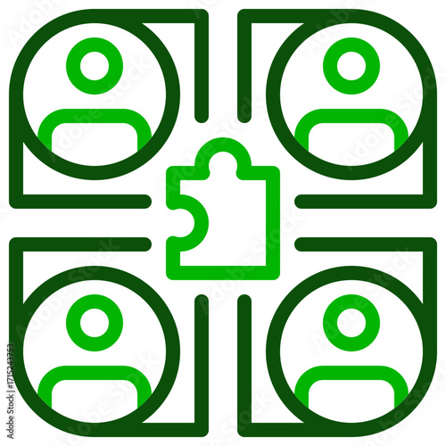 Group Project Two Color Icon