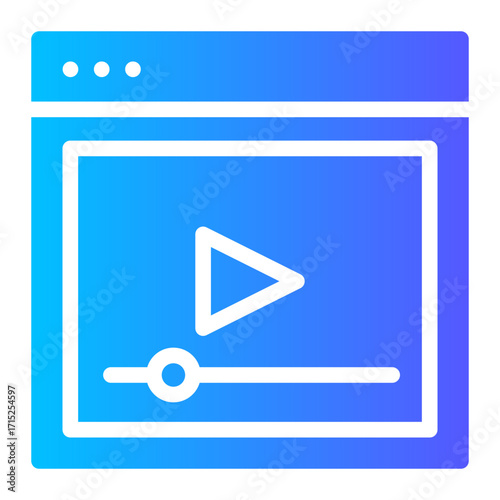 video tutorial icon