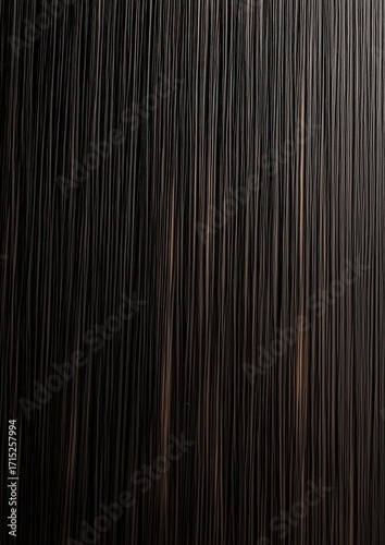 A close-up of dark wenge wood with fine, vertical grain lines and subtle hints of brown and gold, creating a sophisticated texture.