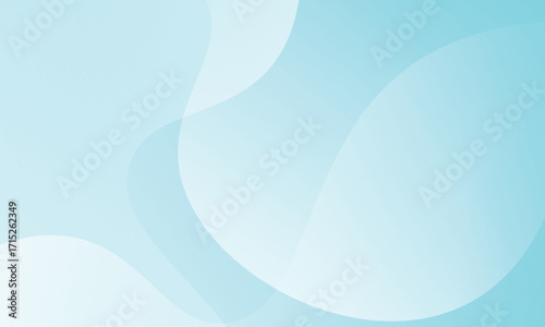 Abstract Light Blue Organic Shapes Gradient Background Vector eps 10