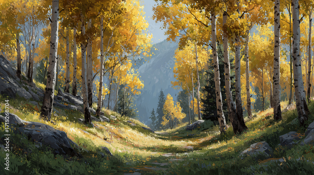 Fototapeta premium autumn in the forest