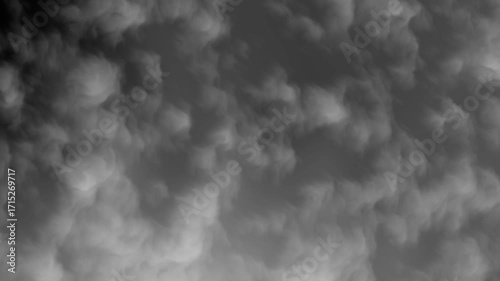 Abstract black and gray smoke texture background, perfect for dramatic wallpapers, posters, and digital art projects.