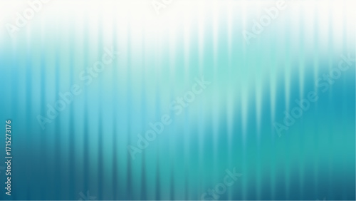 Abstract pixelated gradient of blue and teal colors with a soft white top