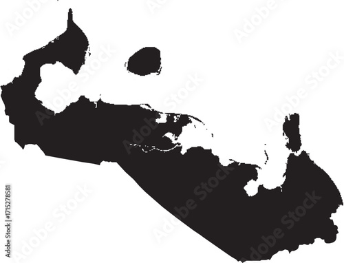  Nenets Autonomous Okrug of Russia Map Silhouette