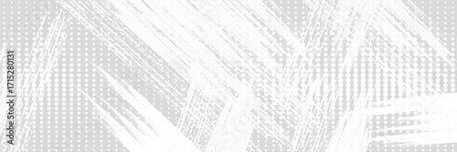 Vector dot white gray wave light technology texture background. Abstract big data digital concept art simple