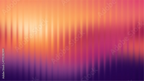 Abstract vertical gradient of warm sunset colors in a pixelated pattern