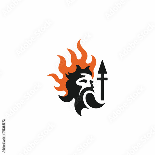 Fire god logo