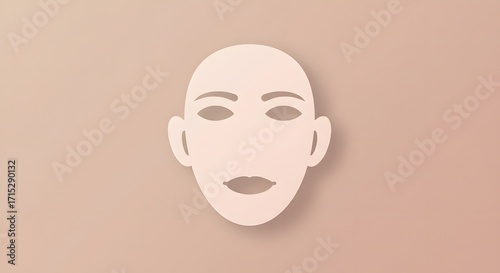 Human face graphic design