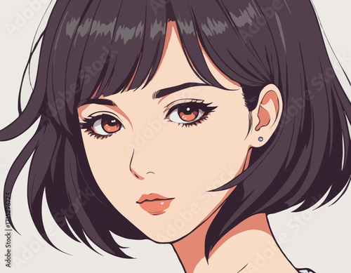 indian warrior skull vector art comic style