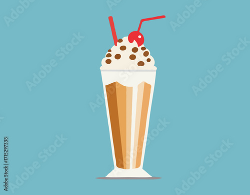 milk shake vector for design needs