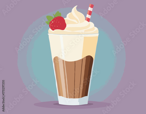 milk shake vector for design needs