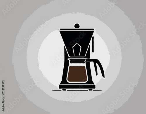 vector coffee maker for design needs