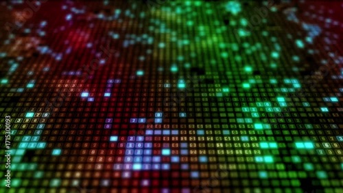 Wallpaper Mural abstract blue background with dots Torontodigital.ca