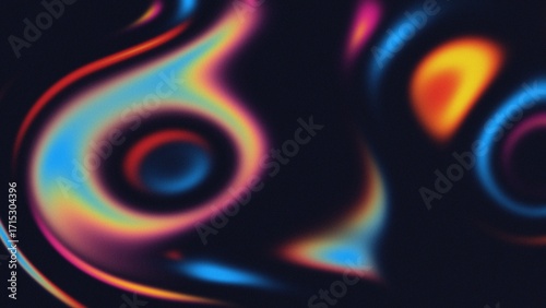 Abstract Wallpaper Design - Psychedelic Fluid Neon Background