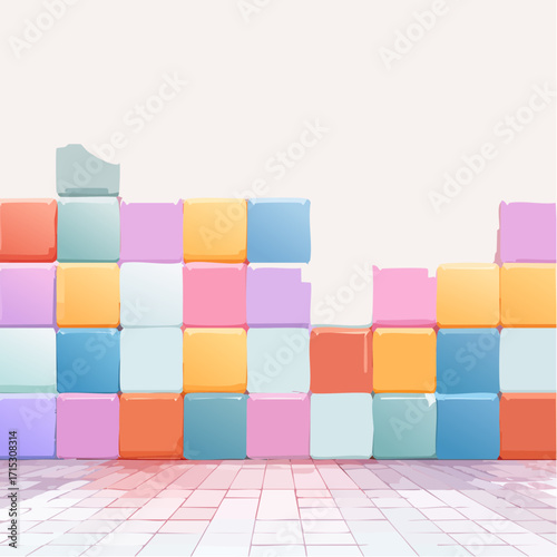 Hintergrund bunte Klötze