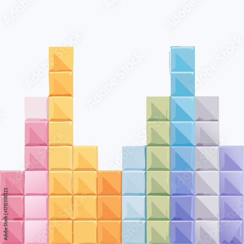 Hintergrund bunte Klötze