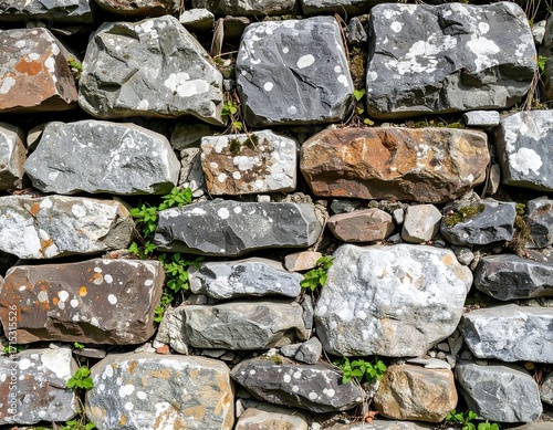Close-up view of a stone wall (2)