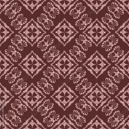 seamless damask pattern
