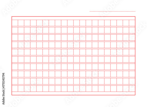 Squared manuscript icon paper vector file isolated illustration