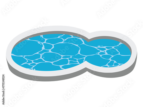 Water Puddle Clip Art Illustration
