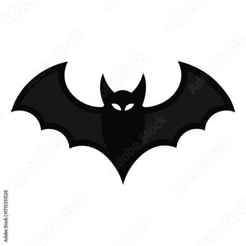 Wallpaper Mural Cute Halloween bat vector illustration set flying at night Torontodigital.ca