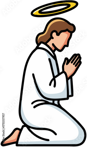 Kneeling Angel in Prayer