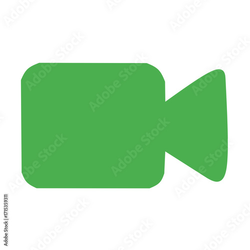 Green Video Camera Icon