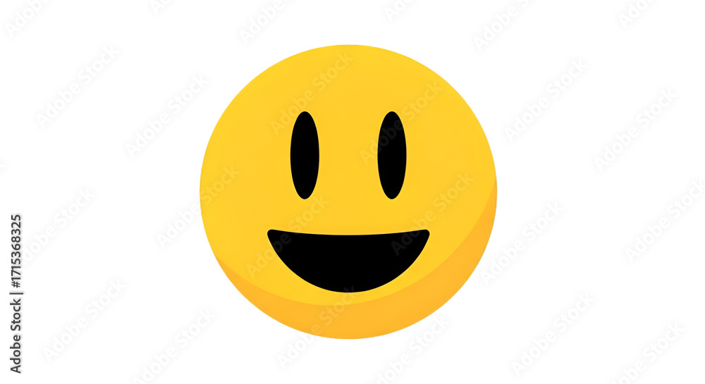 Fototapeta premium smiley face on white background