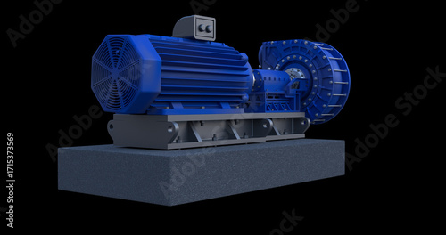 Slurry pump and electric motor drive system: oil and gas industrial pump