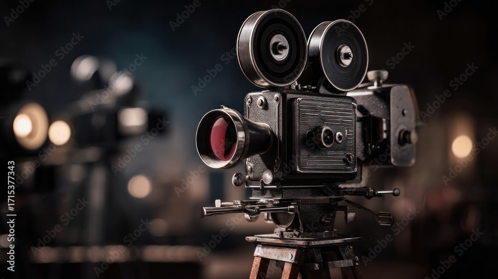 Fototapeta premium Vintage movie camera