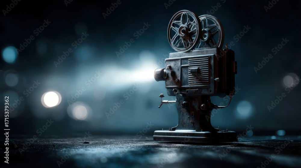 Fototapeta premium Vintage projector image